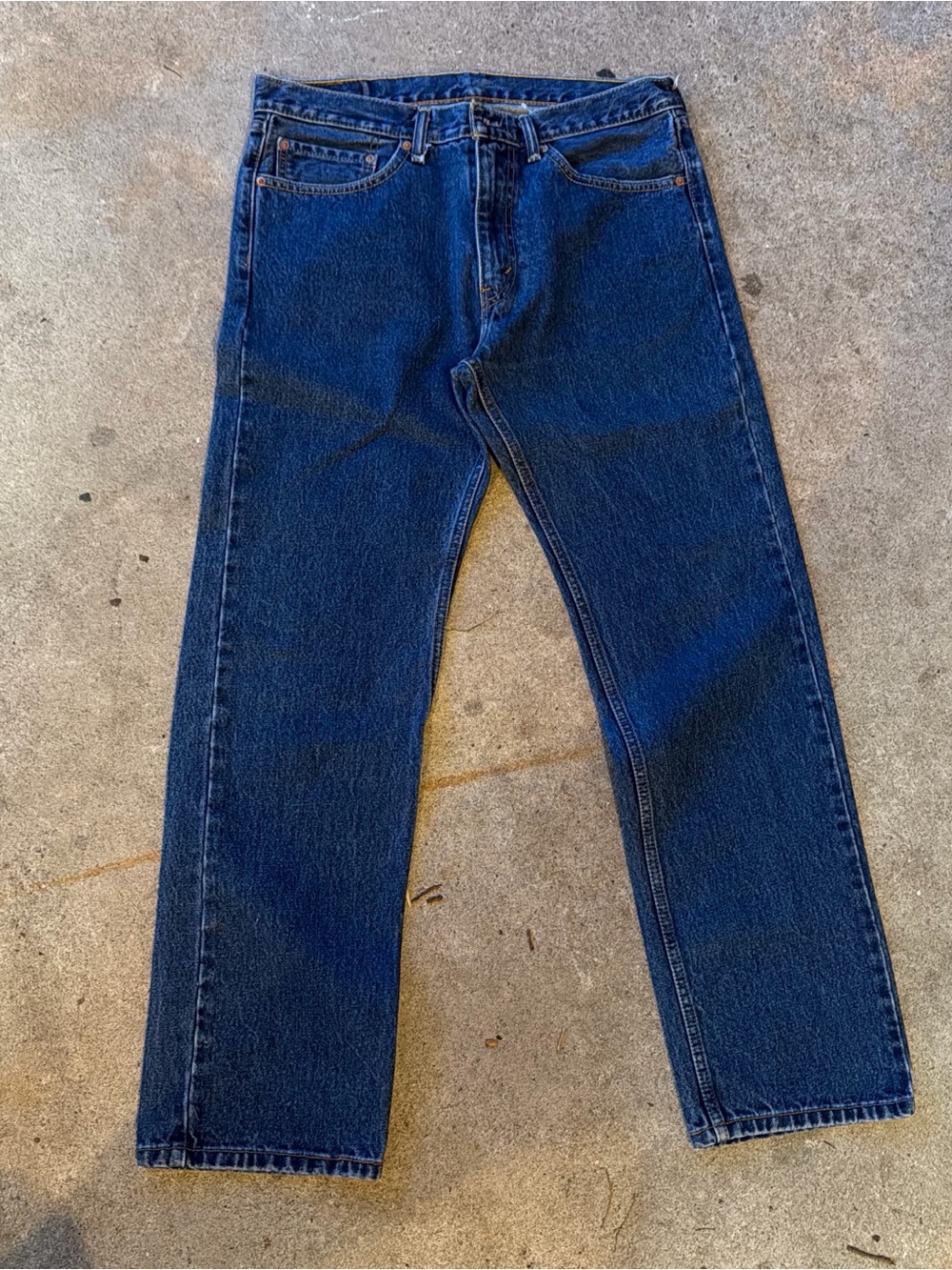 Levi’s 505 Men's Dark Blue Straight-Leg Jeans NWOT